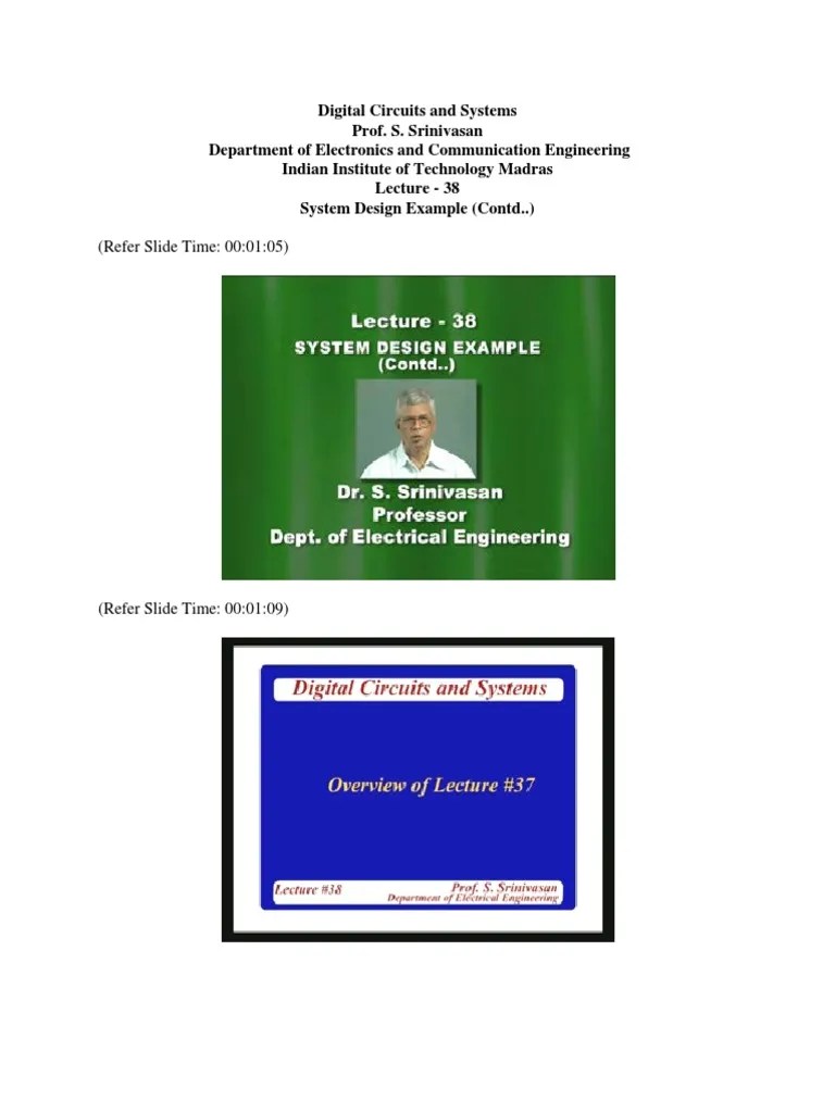 System Design Example 38 PDF Digital Electronics Computer Hardware
