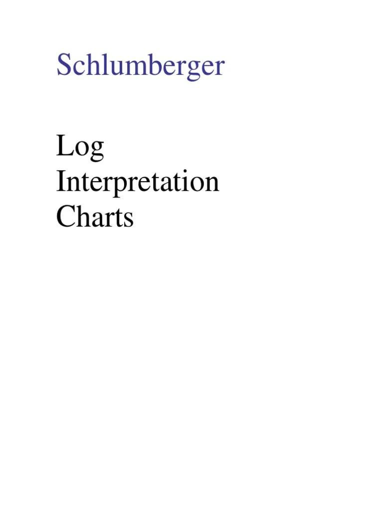Schlumberger Log Interpretation Charts PDF PDF Nature Materials