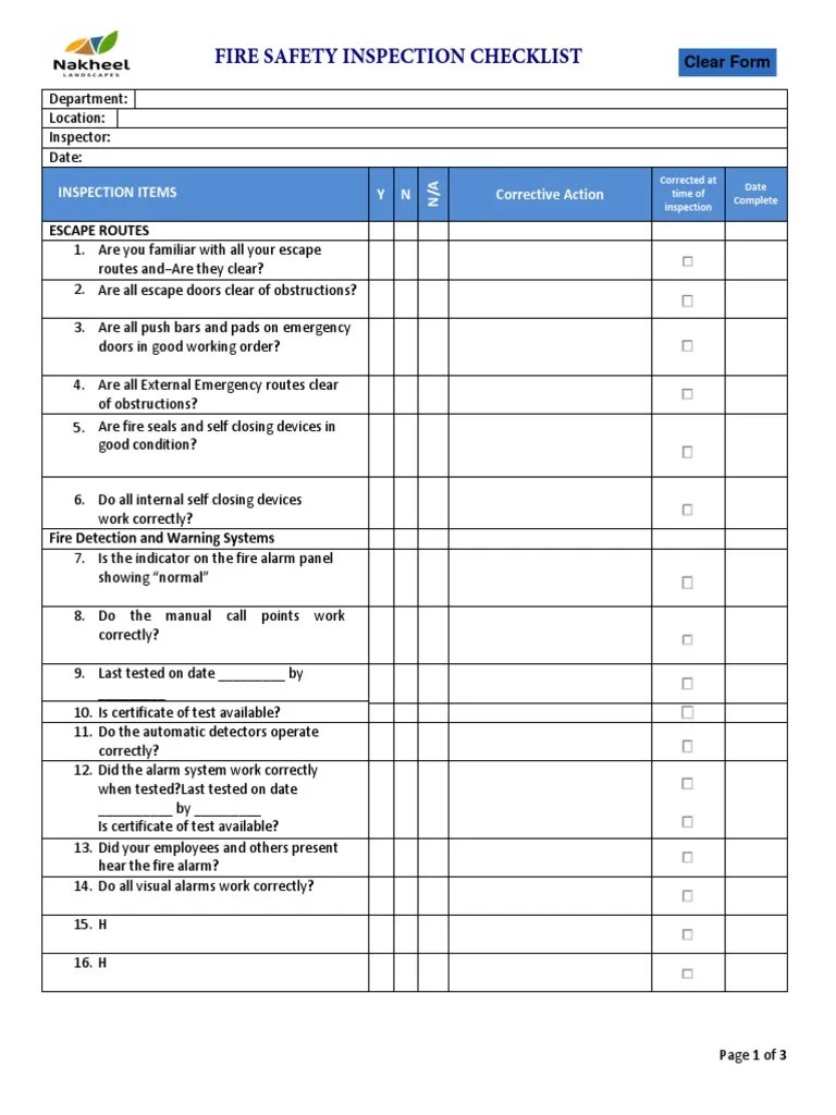 Office Safety Checklist Copy Electrical Engineering Safety