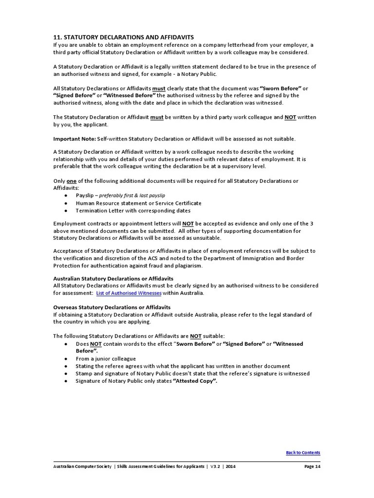 Attestation guide Statutory declaration.pdf Affidavit Notary Public