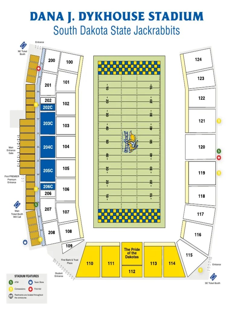 SDSU Stadium map