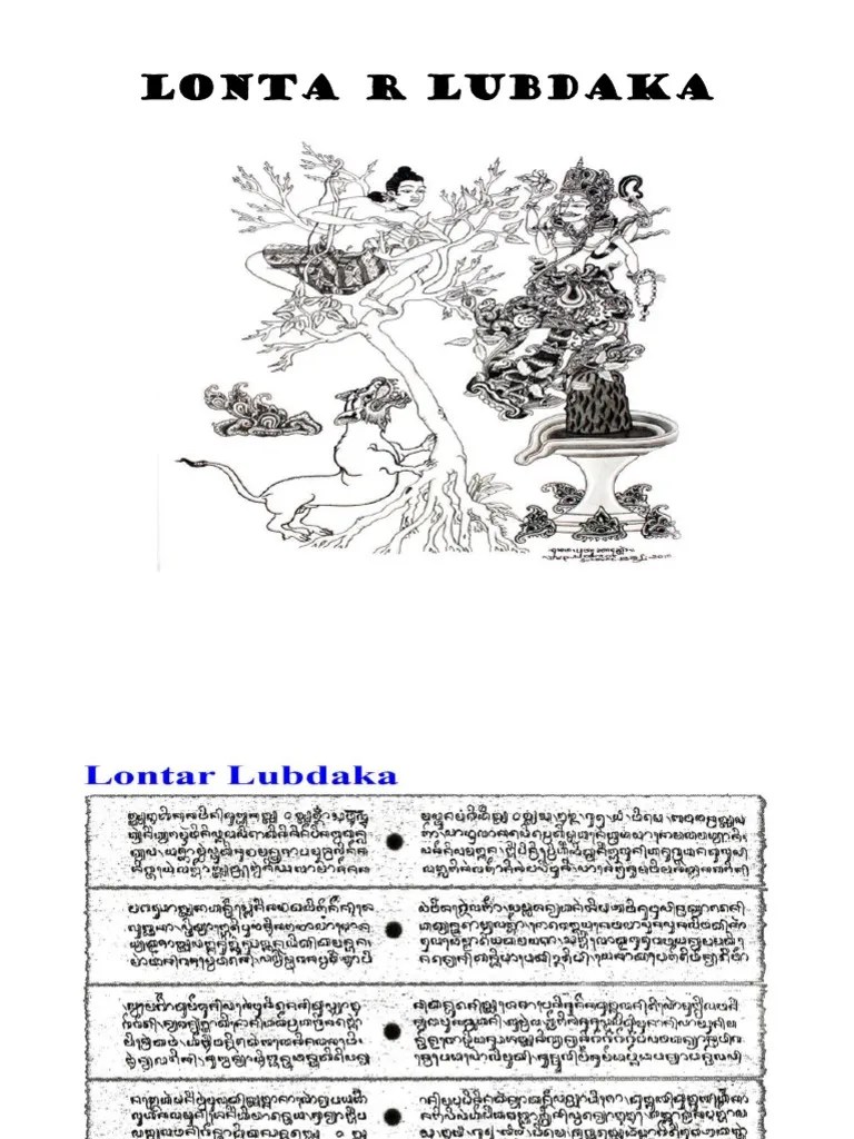 Lontar Lubdaka | PDF | Religion And Belief