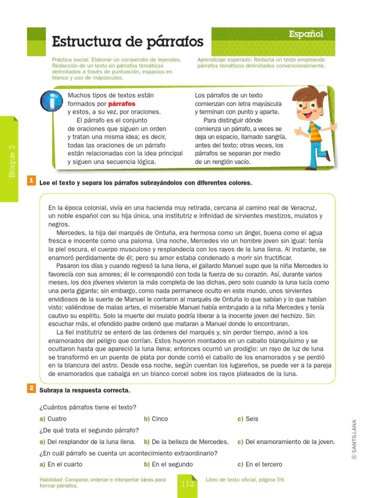 Estructura de Párrafos