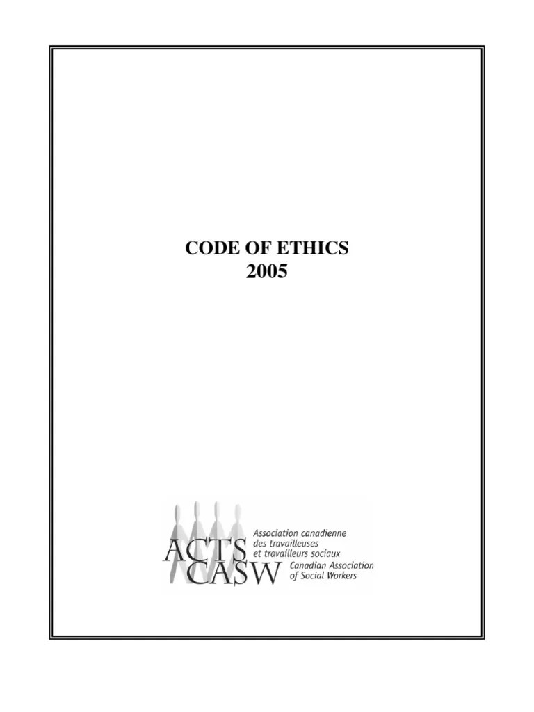 CASW Code of Ethics Confidentiality Social Work