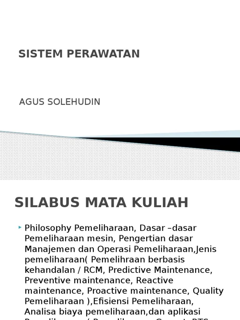 Aplikasi Manajemen Perawatan Dan Pemeliharaan Mesin Seputar Mesin