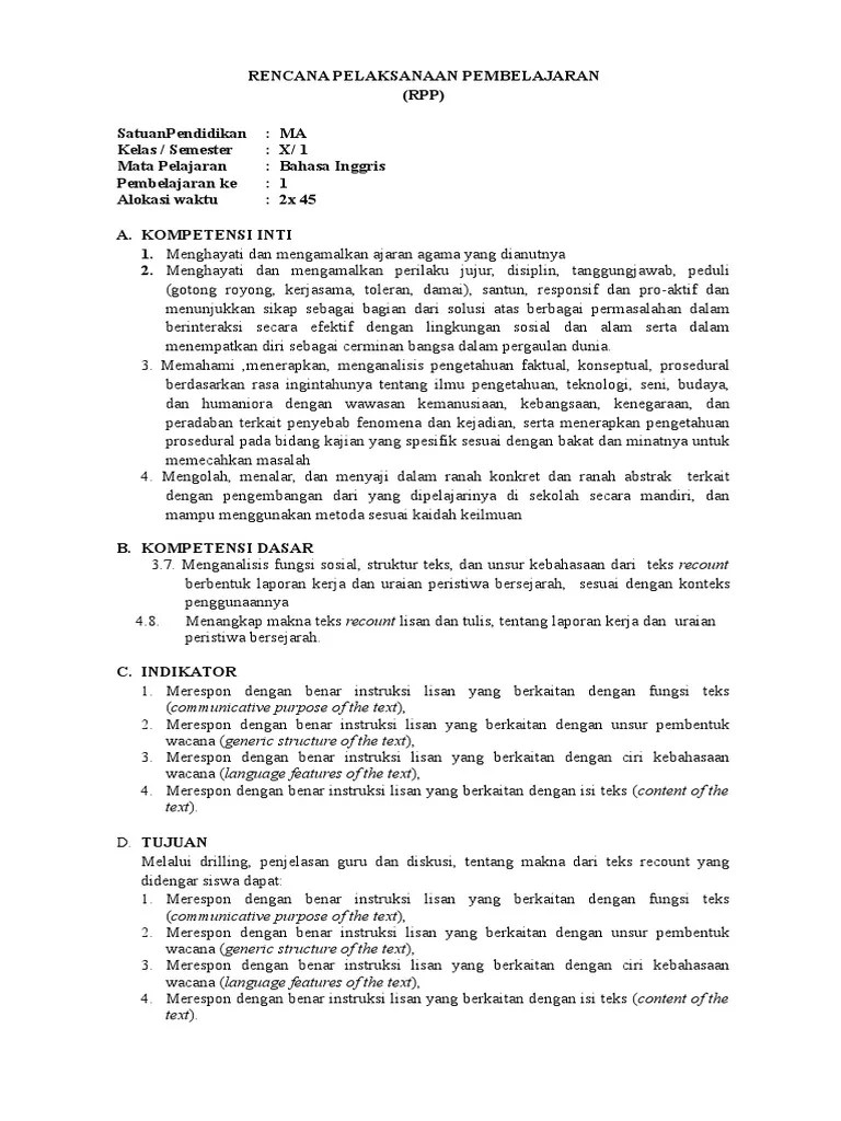Apa Itu Teks Recount Dalam Bahasa Inggris Terkait Teks