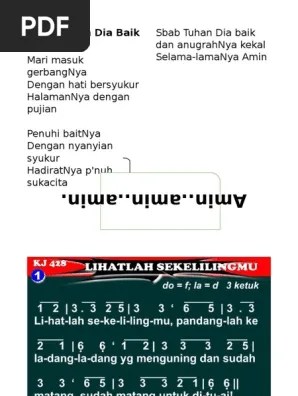 Sbab Tuhan Dia Baik | PDF