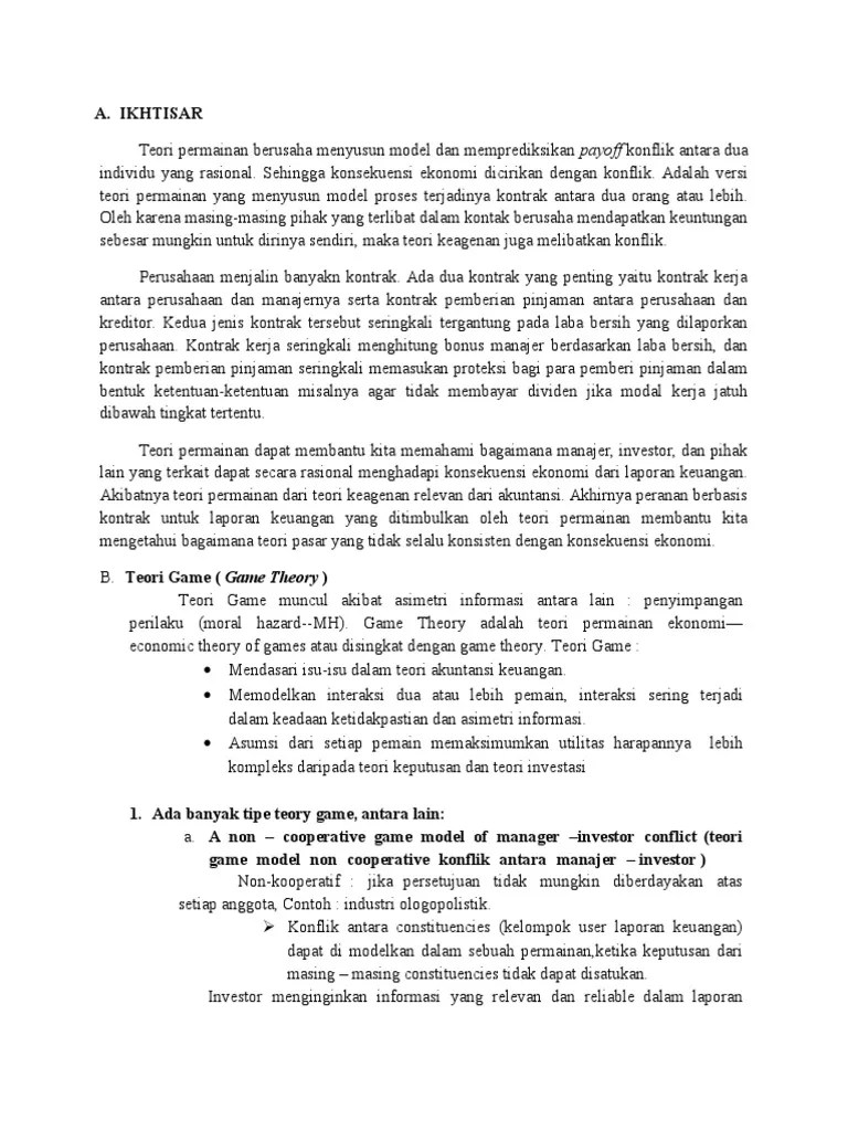 Analisis Konflik Bab 9 | PDF