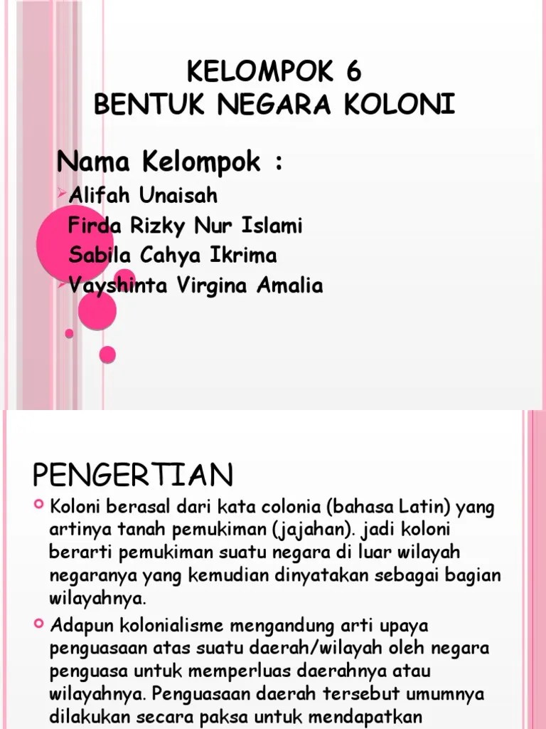 PKN Negara Koloni | PDF