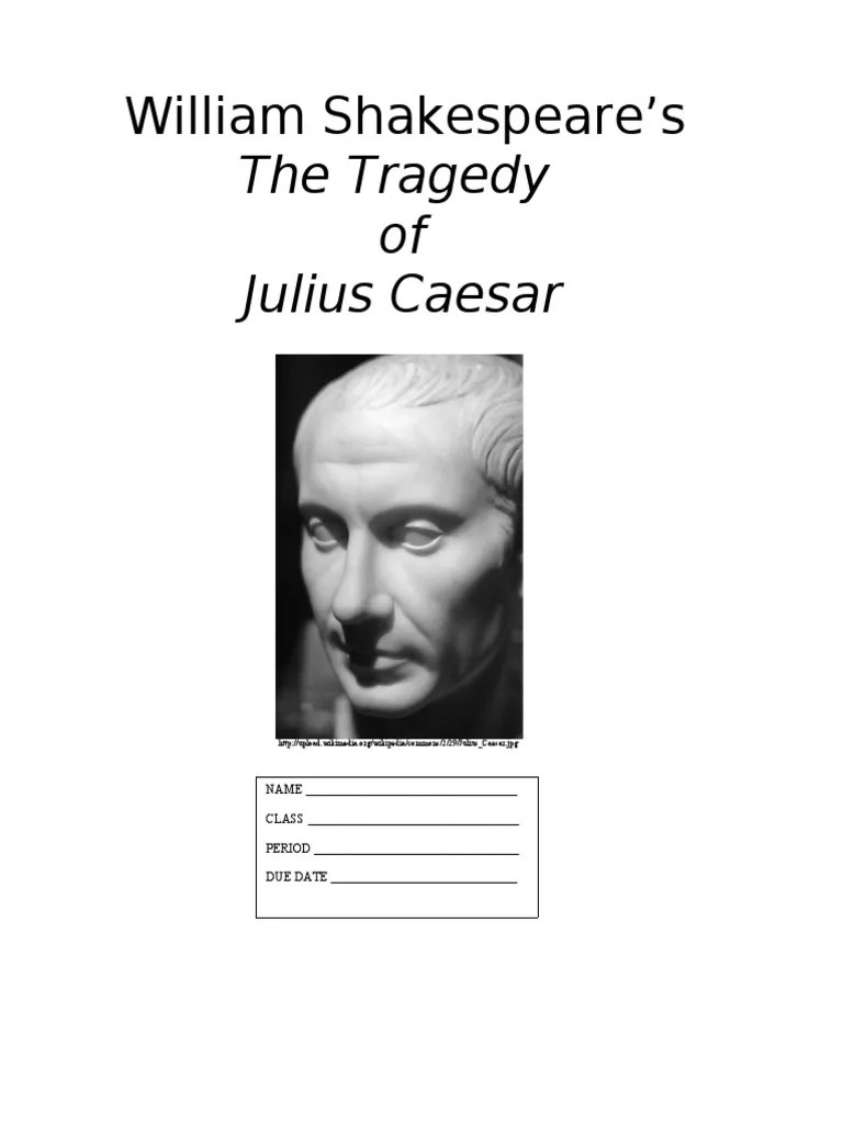 Julius Caesar Study Guide americanplayers.org