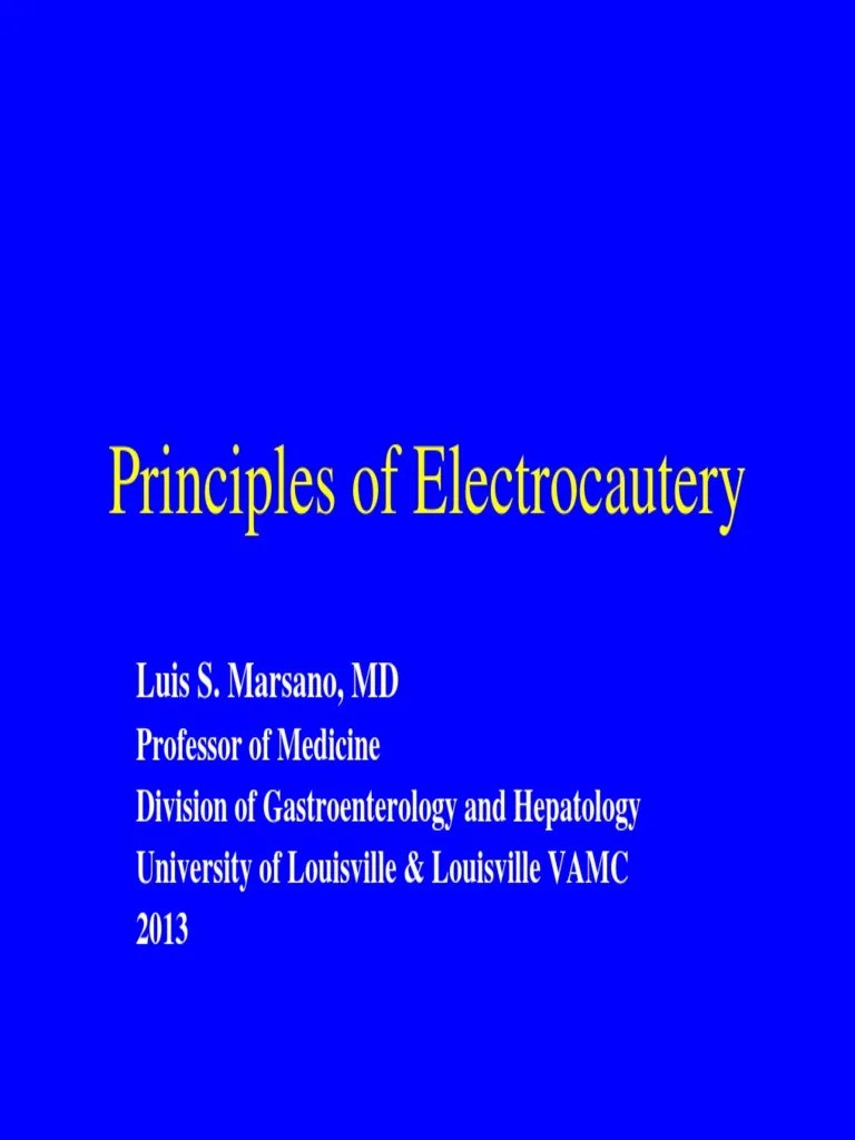 Electrocautery PDF PDF Artificial Cardiac Pacemaker Clinical Medicine
