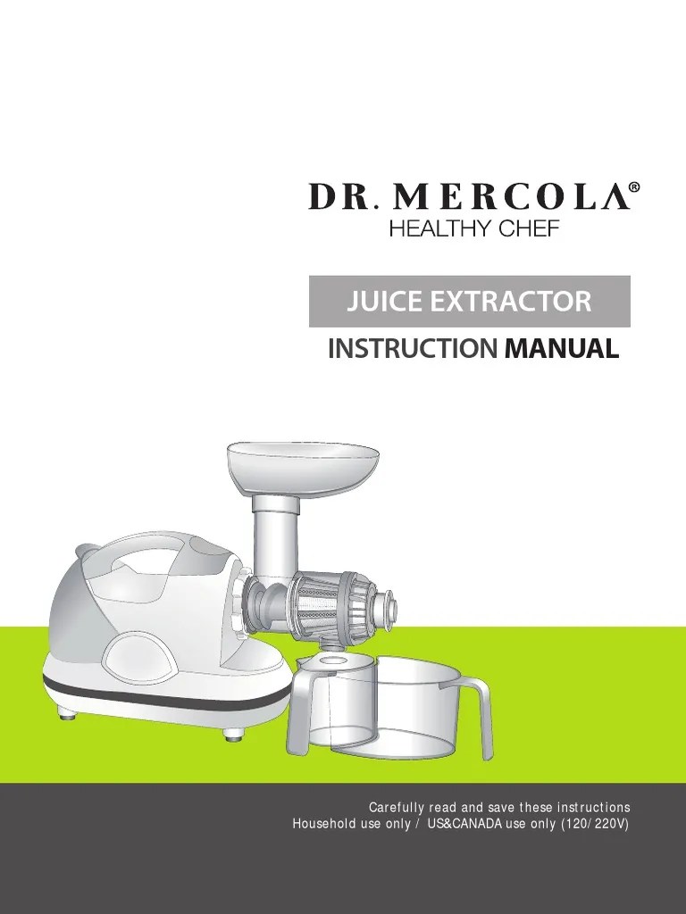 Juicer Manual Juice Nutrition