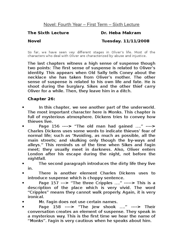 A Detailed Summary and Analysis of Key Events and Themes in Oliver Twist PDF Heathcliff