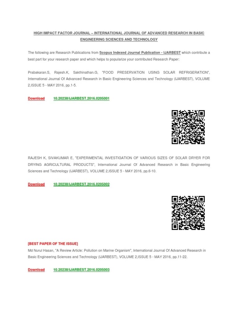 High Impact Factor Journal International Journal of Advanced Research