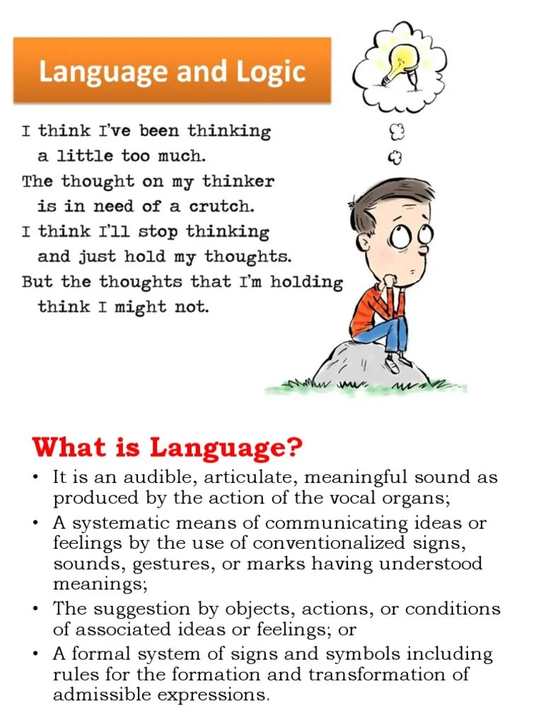 Logic and Language Argument Reason
