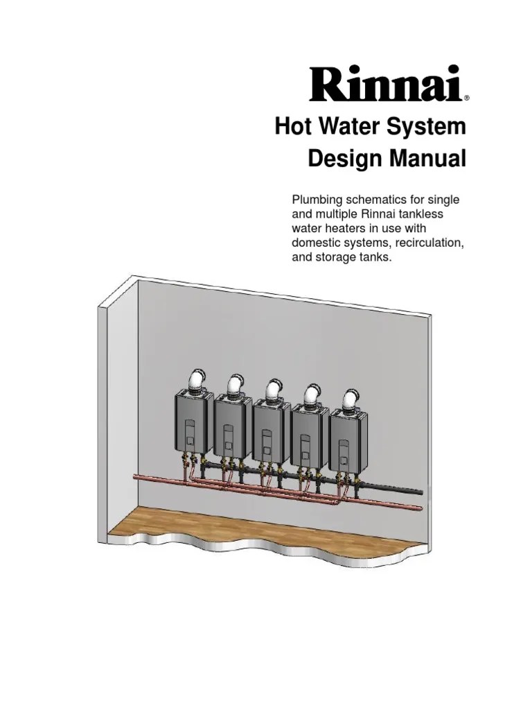 Hot Water System Design Manual PDF Water Heating Dishwasher