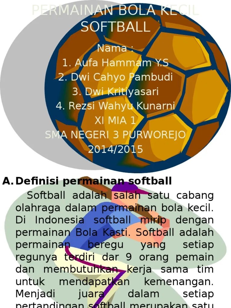 Apakah Tujuan Memukul Dalam Permainan Softball