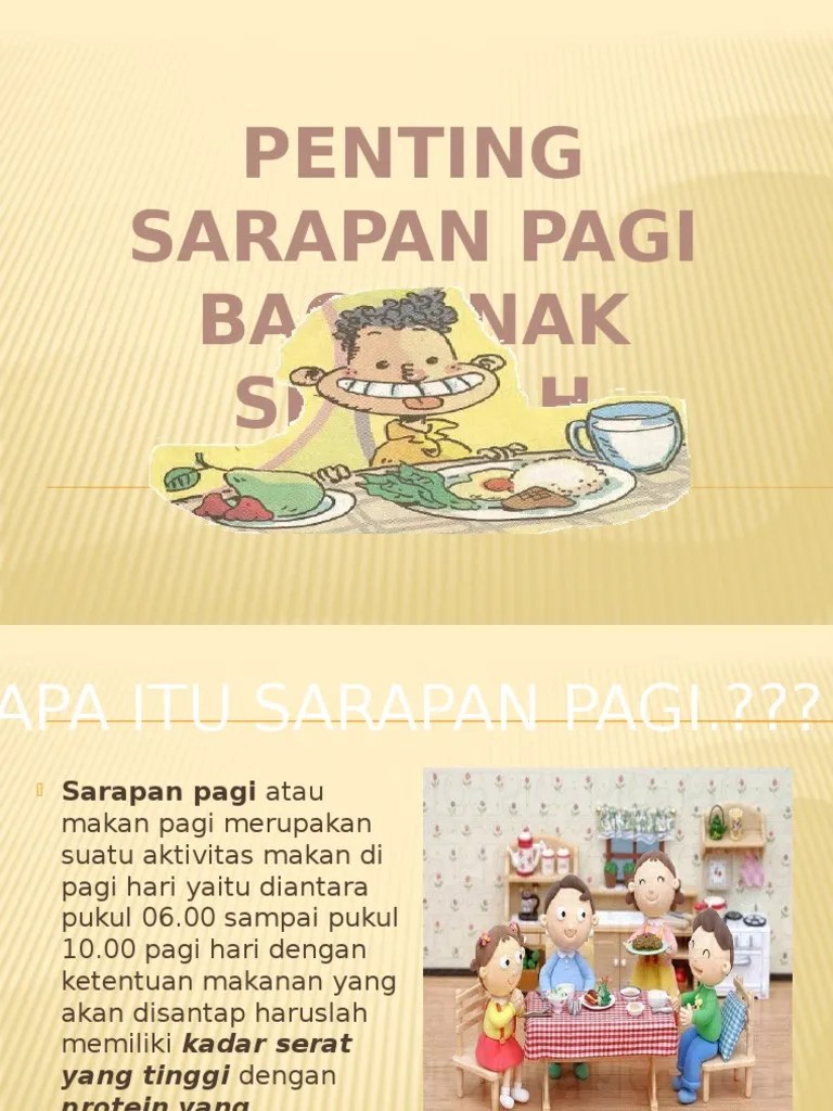 PPT SARAPAN PAGI