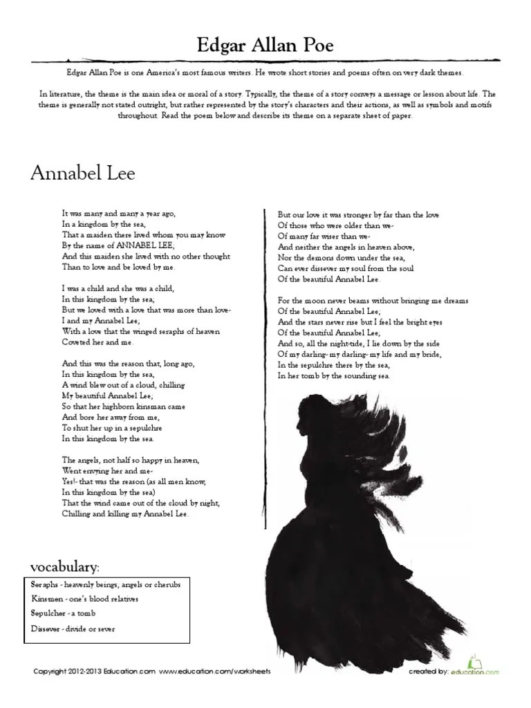 Edgar Allan Poe Annabel Lee PDF