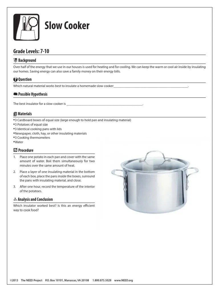 Slow Cooker PDF