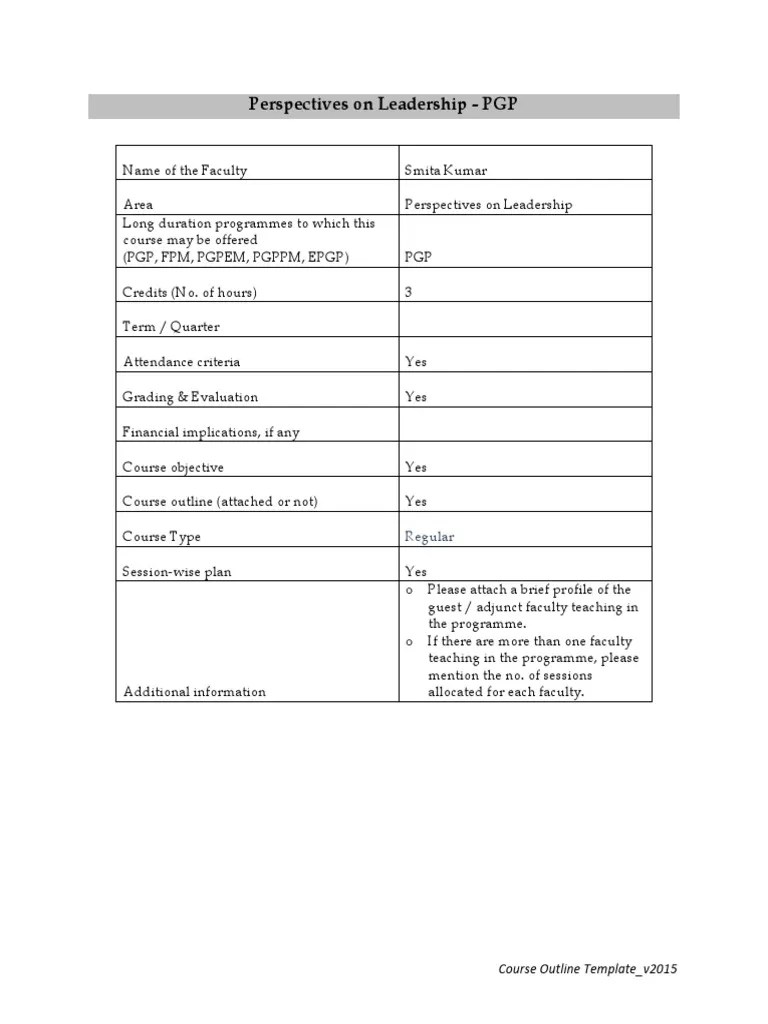 Syllabus_Leadership 2016 SVersion Leadership Leadership & Mentoring