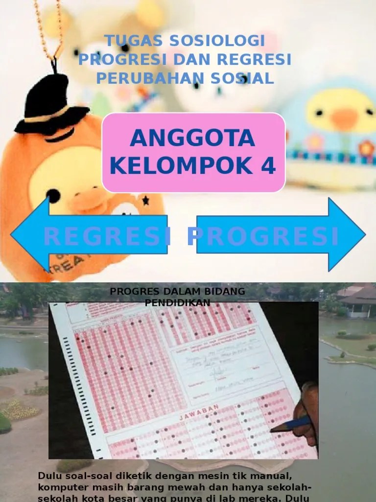 Progress &amp; Regress Kelompok 4 | PDF