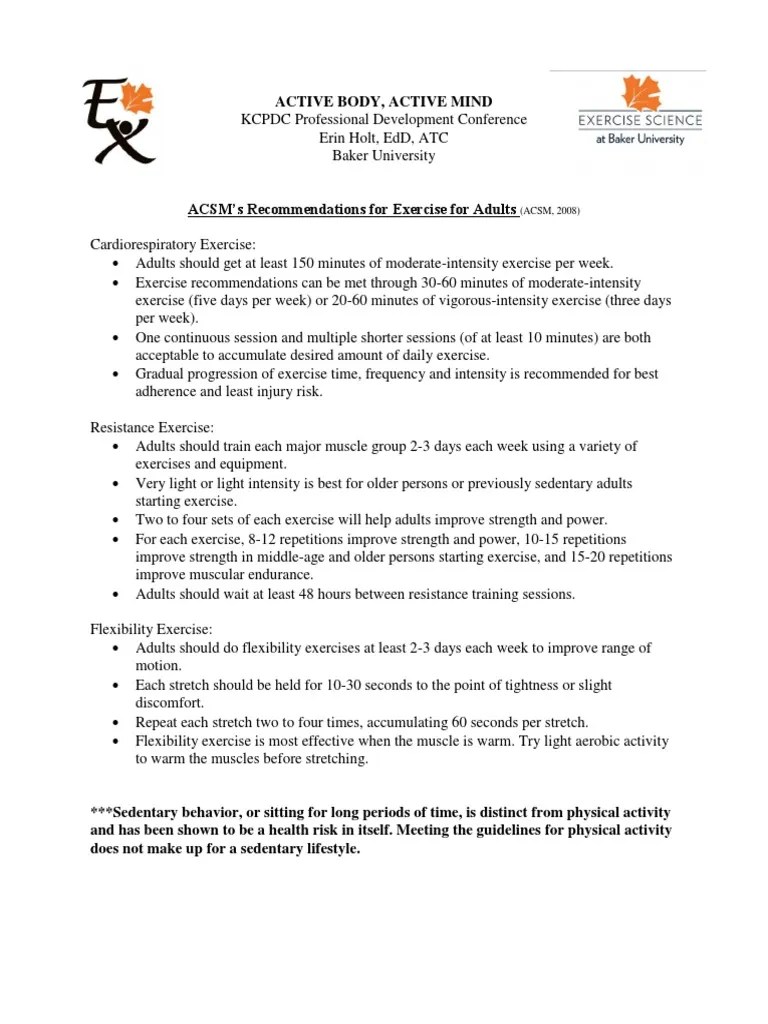 Active Body Active Mind Handout Anatomical Terms Of Motion Physical