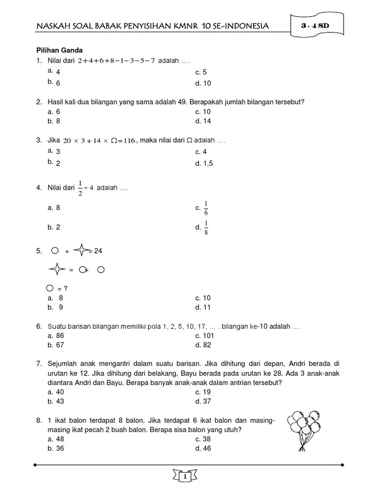 Soal Kmnr 14 Kelas 12 Pengetahuan Sekolah