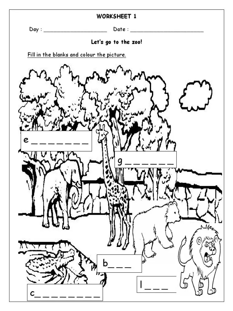 Let's Go To The Zoo! PDF