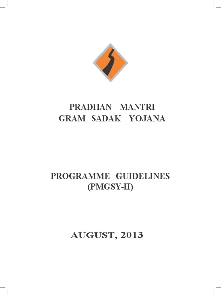 PMGSY_Guidelines_Final.doc Road Economic Growth