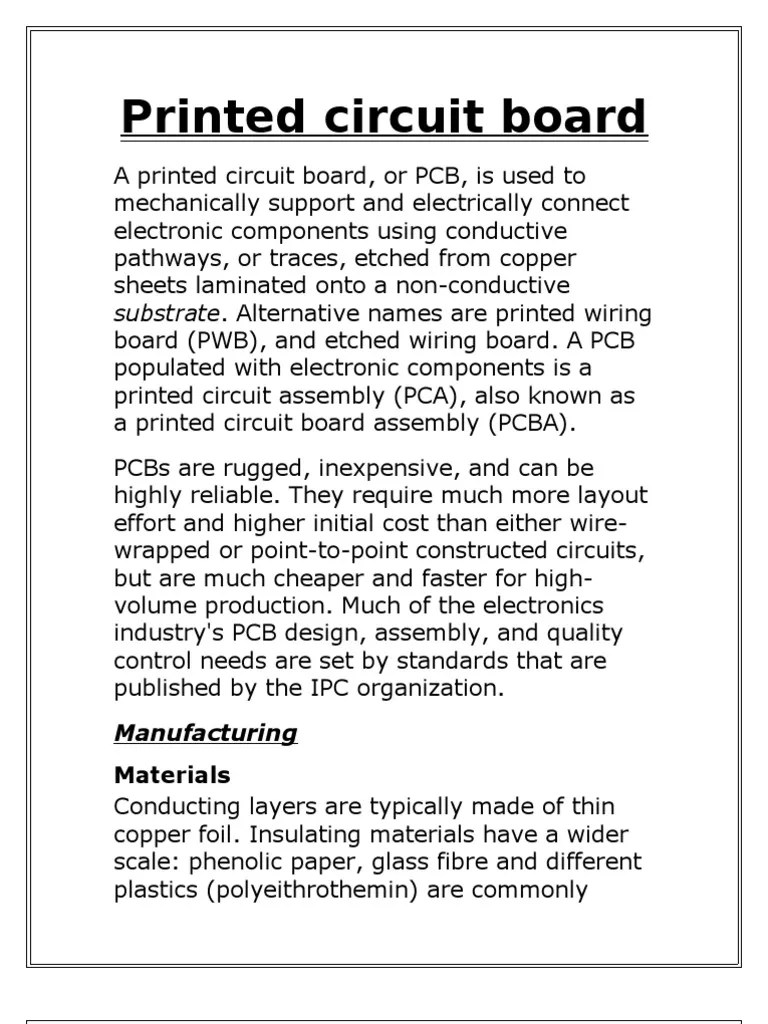 10 Printed Circuit Board PDF Printed Circuit Board Industrial