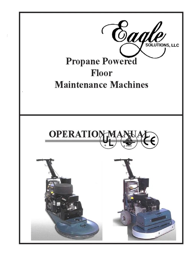 Eagle Propane S PDF Propane Internal Combustion Engine