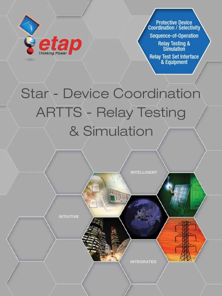ETAP STAR Device Coordination Software ARTTS PDF Relay Electric Power System