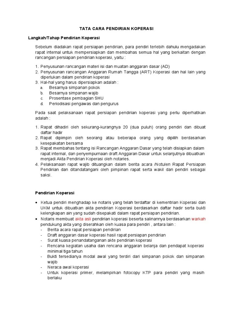 53_tata Cara Pendirian Koperasi