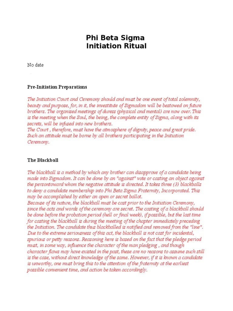 Phi Beta Sigma Fraternities And Sororities Oath Of Office