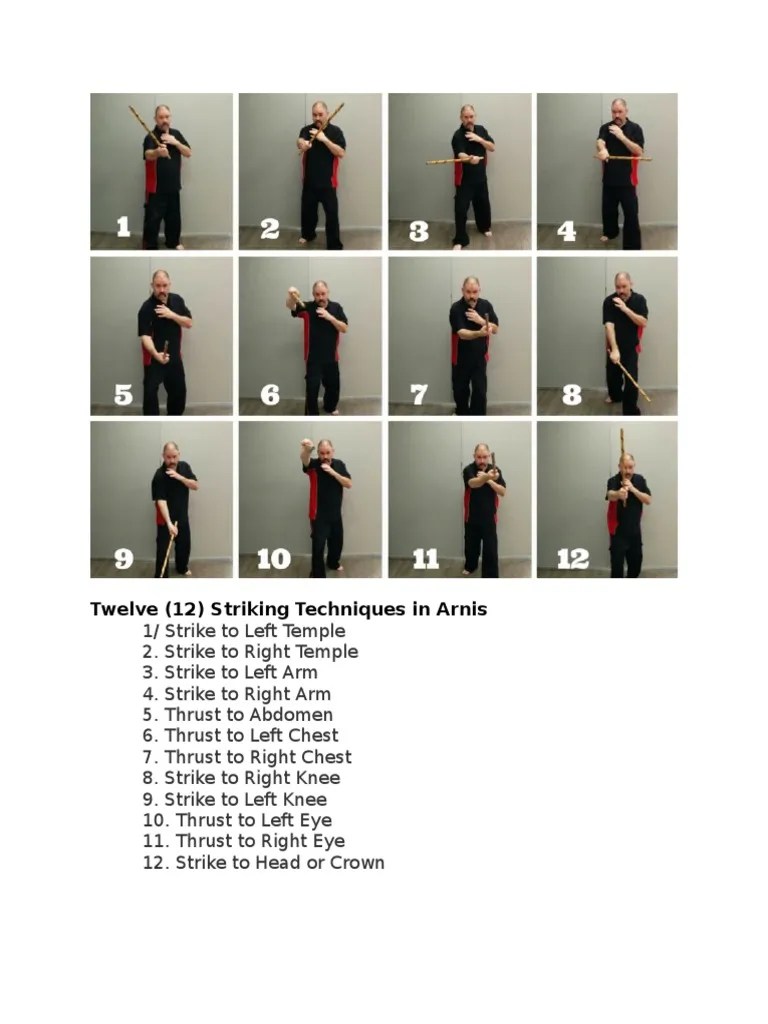 12 Arnis Angles PDF