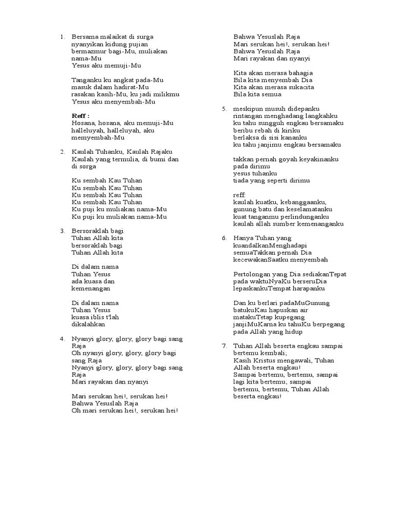 Lagu Ibadah Keluarga | PDF