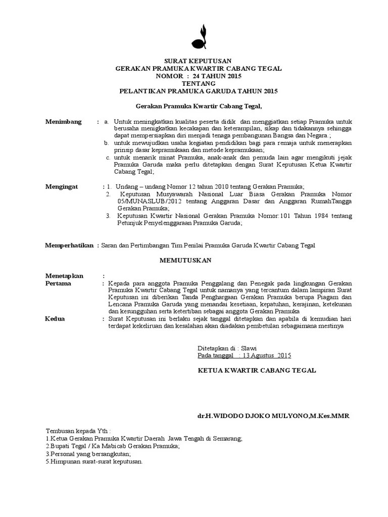 SK Pramuka Garuda 2015 | PDF