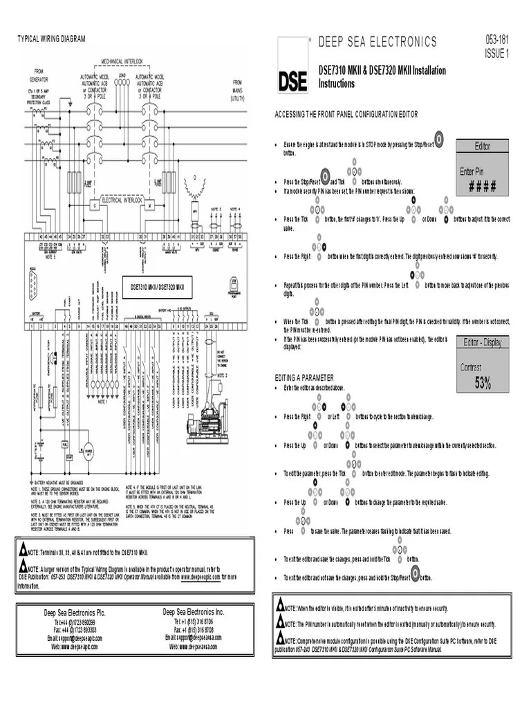 Dse7320 Mkii Wiring Diagram Pressly