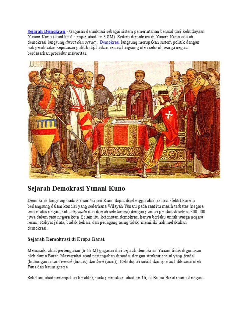 Sejarah Demokrasi | PDF