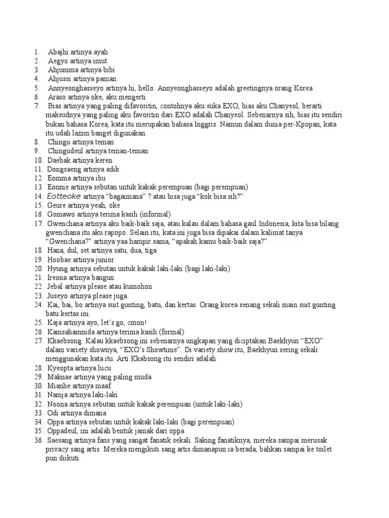 Arti Gwenchana Dalam Bahasa Korea – Belajar