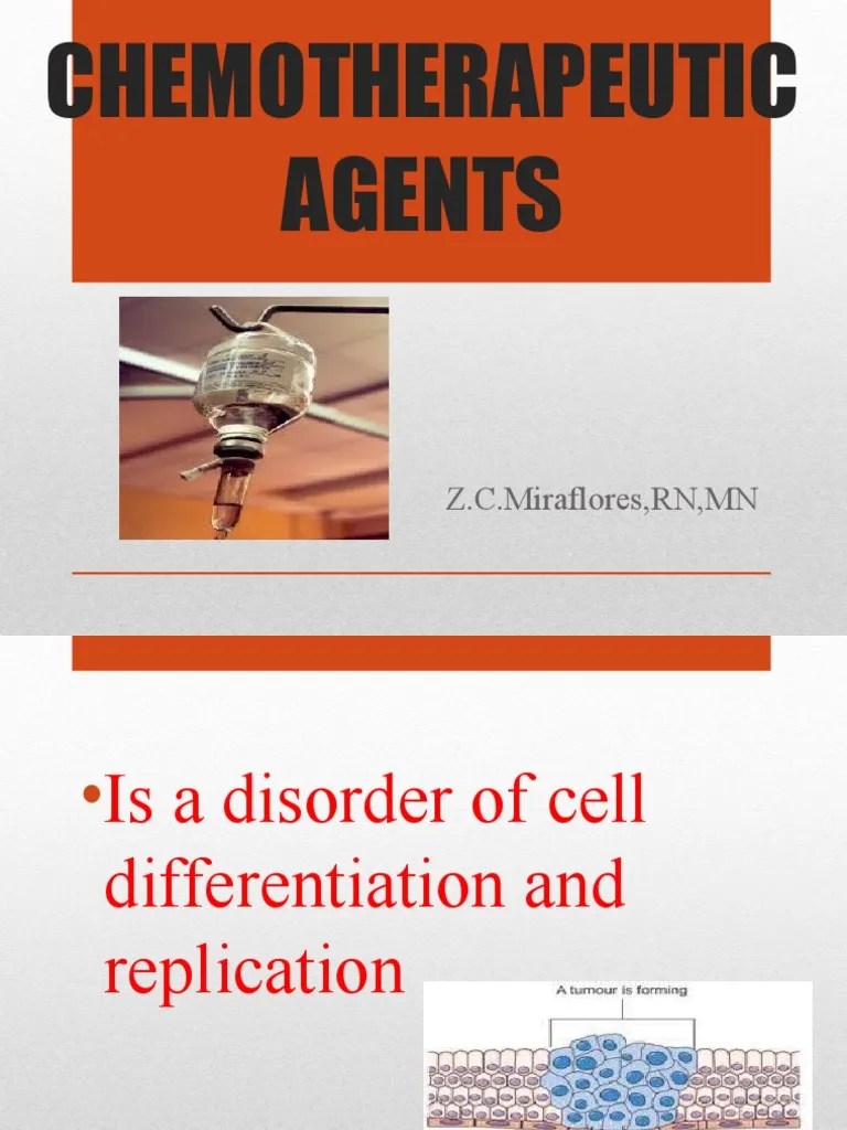 Chemotherapeutic Agents and Antiinfectives Chemotherapy Cancer