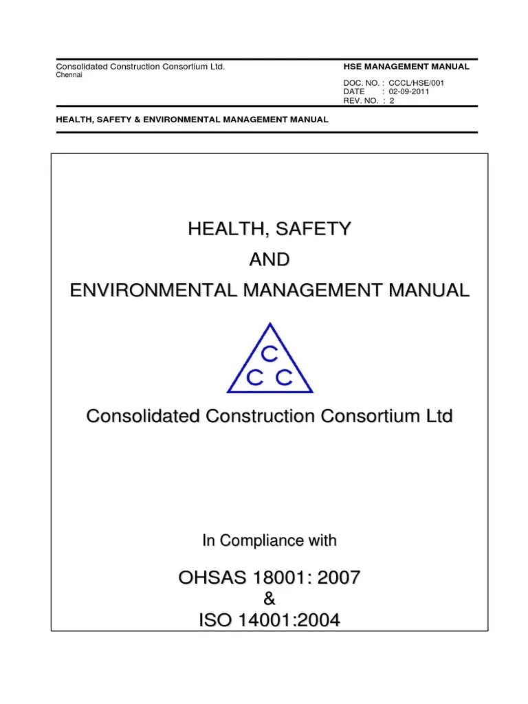 HSE Apex Manual.pdf Occupational Safety And Health Safety