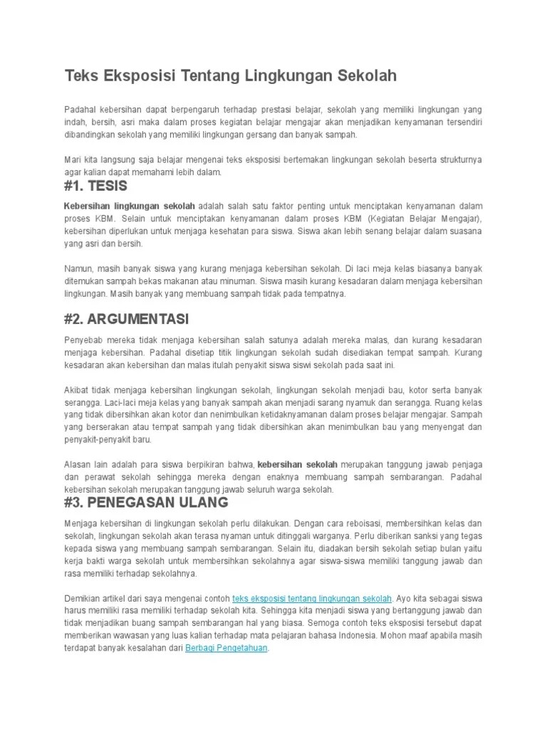 Teks Eksposisi | PDF