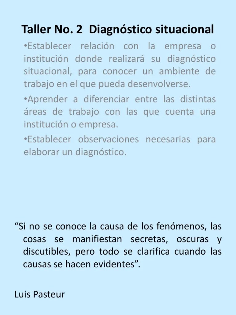 diagnostico situacional
