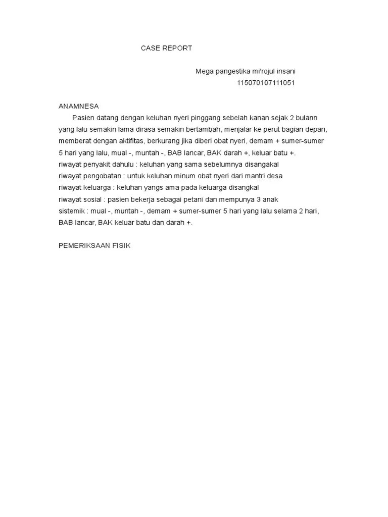 Case Report Radiologi Koas PDF