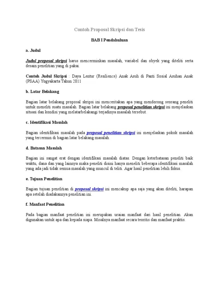 Apa Itu Identifikasi Masalah Dalam Skripsi Kumpulan Berbagai Skripsi