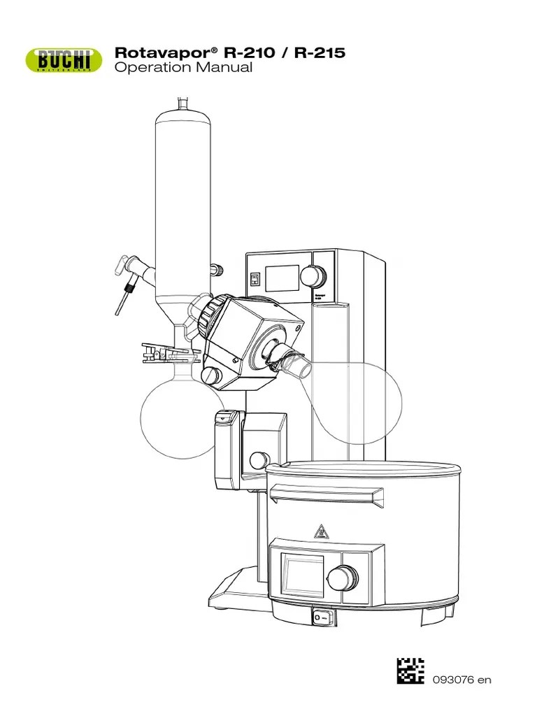 Rotary Evaporator Manual | Distillation | Evaporation