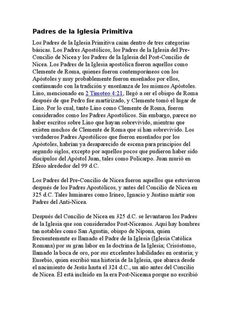 Los Padres Post Apostólicos