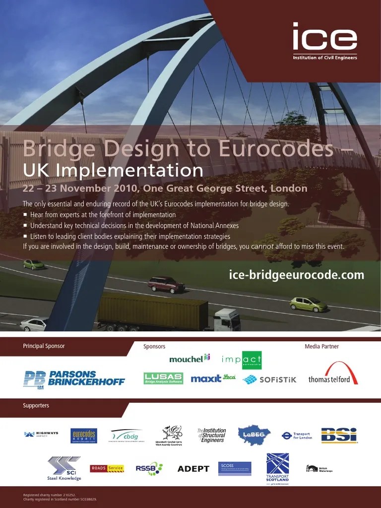 Bridge Design To Eurocode UK Implementation PDF Cheque Payments